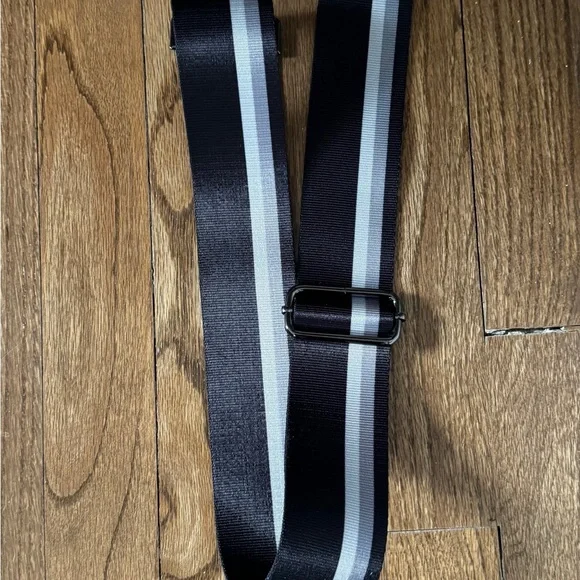 Black & Grey Adjustable Strap, Black Clips - Picture 2 of 2